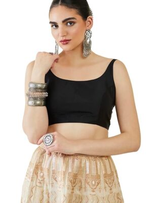 Soch Women’s Satin Regular Fit Sleeveless Blouse Soch Women’s Satin Regular Fit Sleeveless Blouse